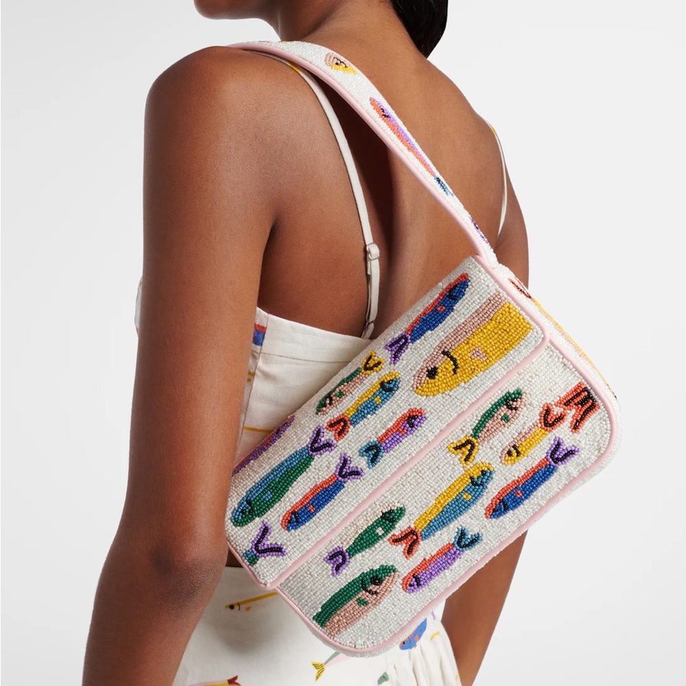 STAUD BEADED TOMMY BAG